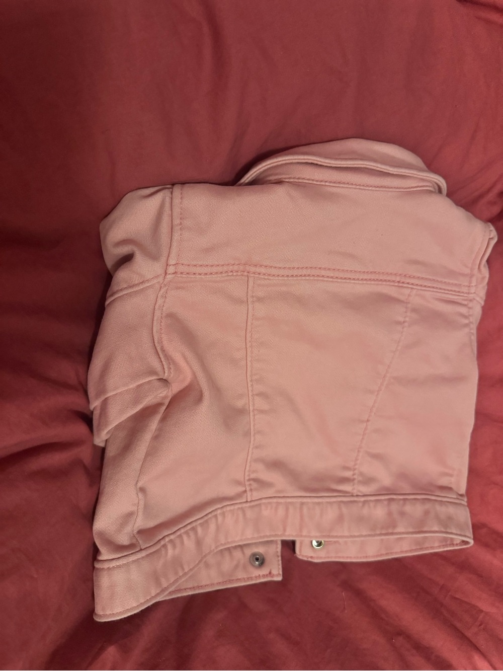 GAP Girls' Light Pink Jean Jacket - Picture 2 of 2